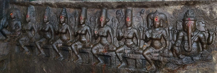 சப்தமாதர்கள், மலையடிப்பட்டி, படம்: விஜெய் பட்